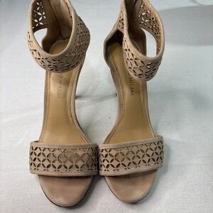 Vince Camuto Tan Heels 7.5 leather